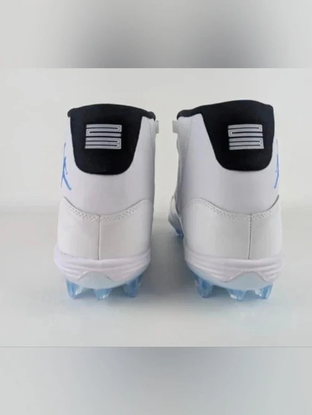 Nike Air Jordan 11 Retro Mid TD SZ 9.5 Football Cleat White Legend Blue